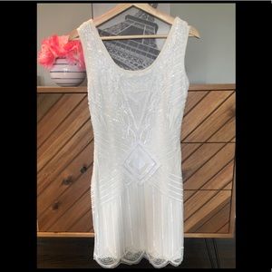 DB studio short white dress